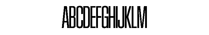 SwisspostersVAR CondensedTall Instance Font UPPERCASE