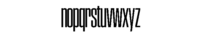 SwisspostersVAR CondensedTall Instance Font LOWERCASE