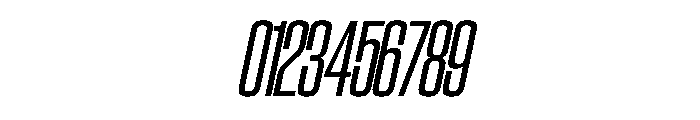 SwisspostersVAR CondensedTallItalic Instance Font OTHER CHARS
