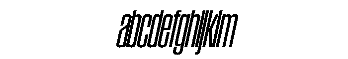 SwisspostersVAR CondensedTallItalic Instance FONT