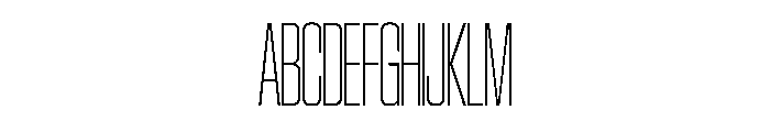 SwisspostersVAR CondensedThin Instance Font UPPERCASE