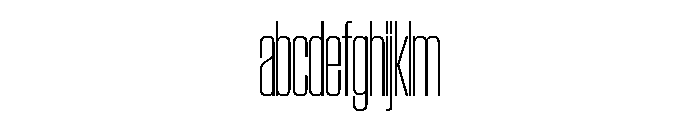 SwisspostersVAR CondensedThin Instance FONT