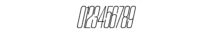 SwisspostersVAR CondensedThinItalic Instance Font OTHER CHARS