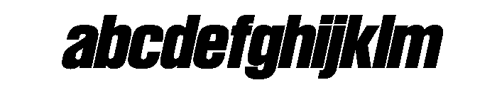SwisspostersVAR ExtraBoldItalic Instance FONT