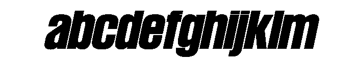 SwisspostersVAR ExtraBoldTallItalic Instance FONT