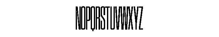 SwisspostersVAR ExtraCondensed Instance Font UPPERCASE