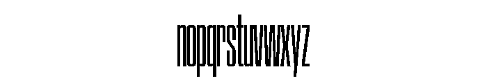 SwisspostersVAR ExtraCondensed Instance Font LOWERCASE