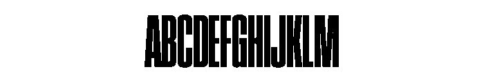 SwisspostersVAR ExtraCondensedBlack Instance Font UPPERCASE