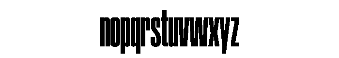 SwisspostersVAR ExtraCondensedBlack Instance Font LOWERCASE