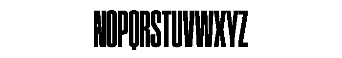 SwisspostersVAR ExtraCondensedBlackTall Instance Font UPPERCASE