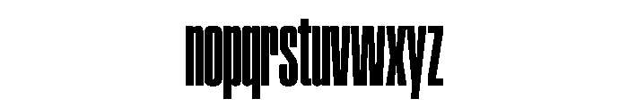 SwisspostersVAR ExtraCondensedBlackTall Instance Font LOWERCASE