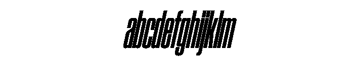 SwisspostersVAR ExtraCondensedBoldItalic Instance FONT