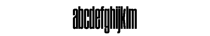 SwisspostersVAR ExtraCondensedBoldTall Instance FONT