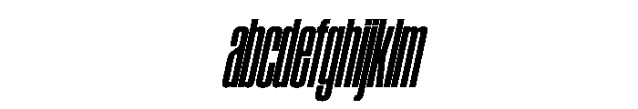 SwisspostersVAR ExtraCondensedBoldTallItalic Instance FONT