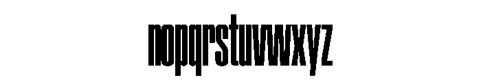 SwisspostersVAR ExtraCondensedExtraBold Instance Font LOWERCASE
