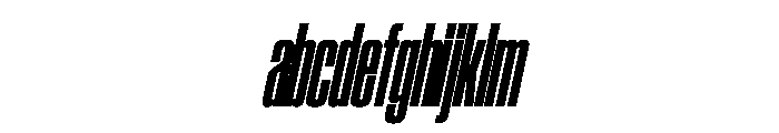SwisspostersVAR ExtraCondensedExtraBoldItalic Instance FONT