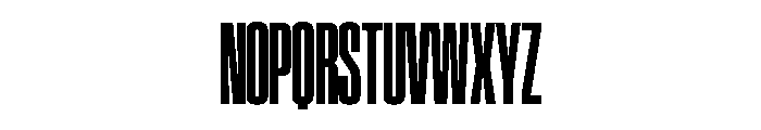 SwisspostersVAR ExtraCondensedExtraBoldTall Instance Font UPPERCASE