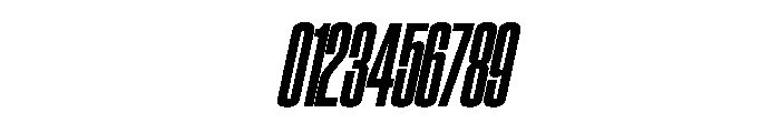 SwisspostersVAR ExtraCondensedExtraBoldTallItalic Instance Font OTHER CHARS