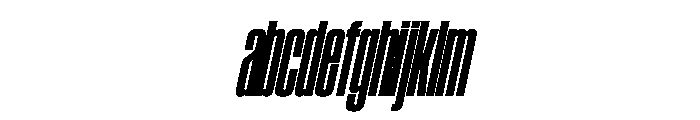 SwisspostersVAR ExtraCondensedExtraBoldTallItalic Instance FONT