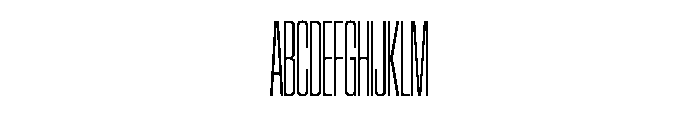SwisspostersVAR ExtraCondensedExtraLight Instance Font UPPERCASE