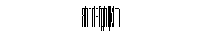 SwisspostersVAR ExtraCondensedExtraLightTall Instance FONT