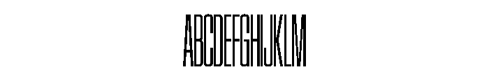 SwisspostersVAR ExtraCondensedLight Instance Font UPPERCASE