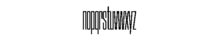 SwisspostersVAR ExtraCondensedLight Instance Font LOWERCASE
