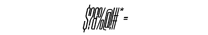 SwisspostersVAR ExtraCondensedLightItalic Instance Font OTHER CHARS