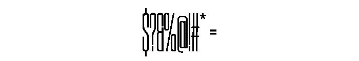 SwisspostersVAR ExtraCondensedLightTall Instance Font OTHER CHARS