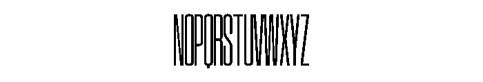 SwisspostersVAR ExtraCondensedLightTall Instance Font UPPERCASE