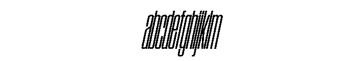 SwisspostersVAR ExtraCondensedLightTallItalic Instance FONT