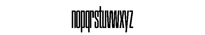 SwisspostersVAR ExtraCondensedMedium Instance Font LOWERCASE