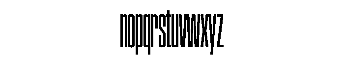 SwisspostersVAR ExtraCondensedMediumTall Instance Font LOWERCASE