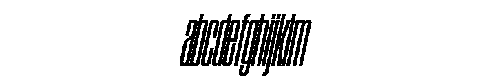 SwisspostersVAR ExtraCondensedMediumTallItalic Instance FONT