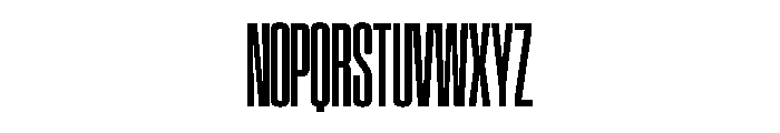 SwisspostersVAR ExtraCondensedSemiBold Instance Font UPPERCASE