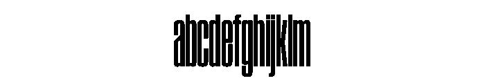 SwisspostersVAR ExtraCondensedSemiBoldTall Instance FONT