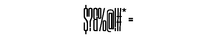 SwisspostersVAR ExtraCondensedTall Instance Font OTHER CHARS