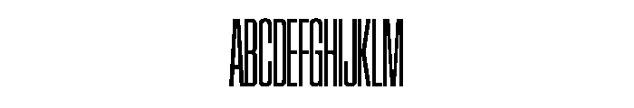 SwisspostersVAR ExtraCondensedTall Instance Font UPPERCASE
