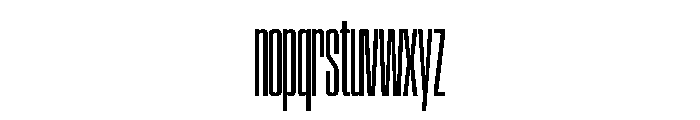 SwisspostersVAR ExtraCondensedTall Instance Font LOWERCASE