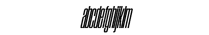 SwisspostersVAR ExtraCondensedTallItalic Instance FONT