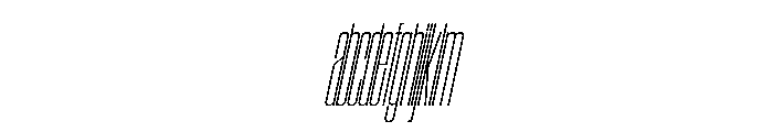 SwisspostersVAR ExtraCondensedThinTallItalic Instance FONT