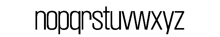 SwisspostersVAR ExtraLight Instance Font LOWERCASE