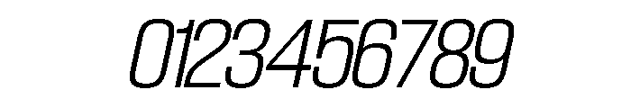SwisspostersVAR ExtraLightItalic Instance Font OTHER CHARS