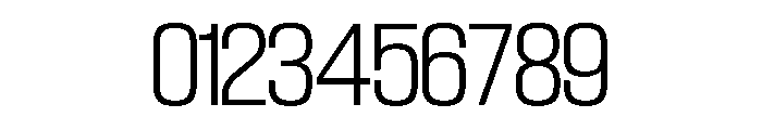 SwisspostersVAR ExtraLightTall Instance Font OTHER CHARS