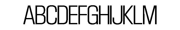 SwisspostersVAR ExtraLightTall Instance Font UPPERCASE