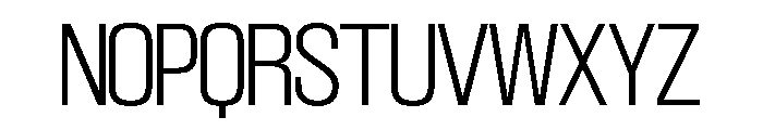 SwisspostersVAR ExtraLightTall Instance Font UPPERCASE