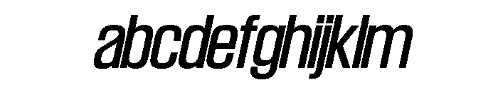SwisspostersVAR Italic Instance FONT