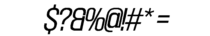 SwisspostersVAR LightItalic Instance Font OTHER CHARS