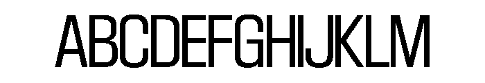 SwisspostersVAR LightTall Instance Font UPPERCASE