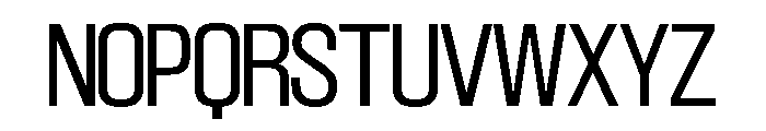 SwisspostersVAR LightTall Instance Font UPPERCASE